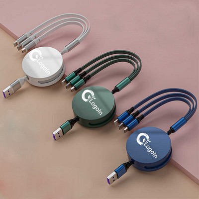 100W 3in1 Multi Charging Cable Travel Essential Charger