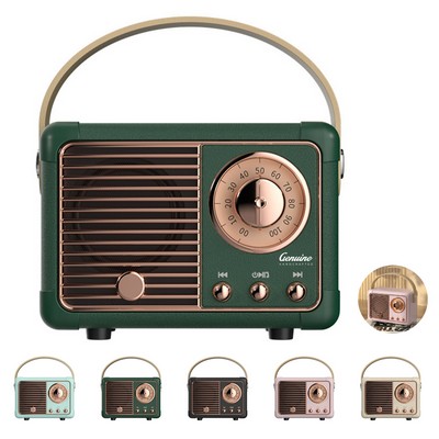 Vintage Mini Bluetooth Speaker
