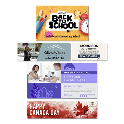Vinyl Banners - 24"x72"