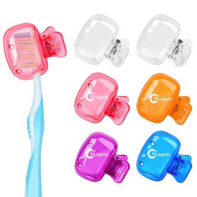 Toothbrush Head Cover Cap Covering Clip Portable Storage Case