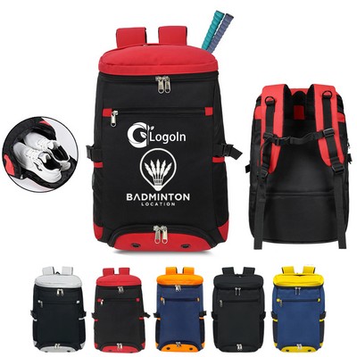 Sport Tennis Backpack 2 Rackets with Separate Shoe Compartment