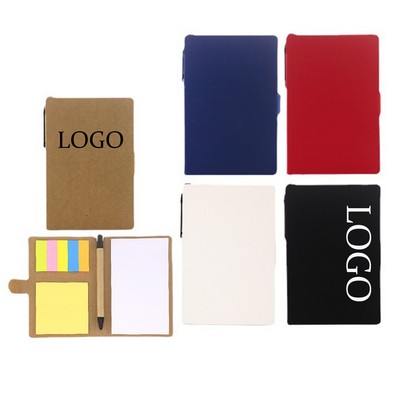 Recycled Sticky Notes Coil Notebook