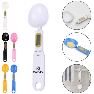 500g/0.1g Mini Plastic Kitchen Spoon Scale with Multi-Unit Conversion