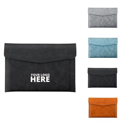 Travel Lightweight PU Leather A4 File Folder