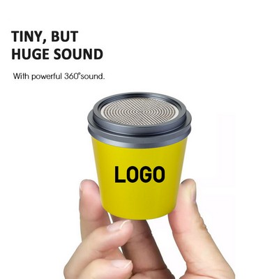 Mini Coffee Cup Bluetooth Speaker