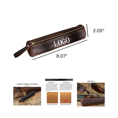 Classic Leather Pencil Pouch