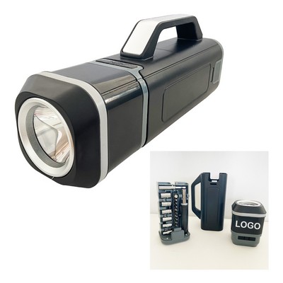 Toolbox with Flashlight