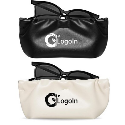 Cloud Portable Squeeze Top Sunglass Pouch Organizer Bag Case
