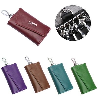 Genuine Leather Car Key Wallet