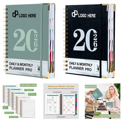 2026 A5 Planner, Weekly And Monthly Calender Planner