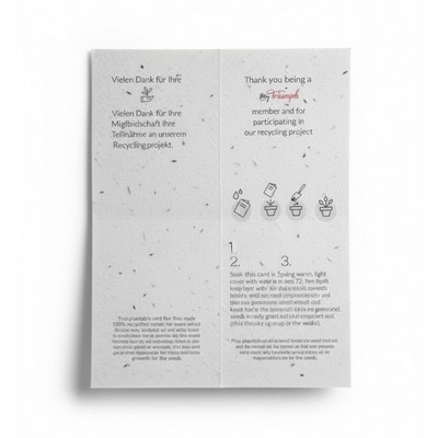 Seeded Paper Flyers