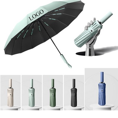 32 Ribs Super Strong Storm Resistant Automatic Umbrella