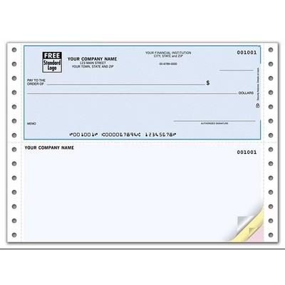 Lined Multipurpose Voucher Checks (3 Part)