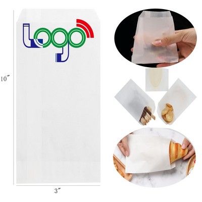 Flat Glassine Waxed Paper Bags