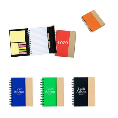 Magnetic Coil Sticky Note Pad