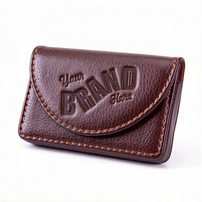 Synthetic Leather Business Card Holder