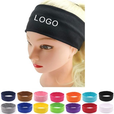 Sport Non Slip Elastic Sweat Hairbands for Sports, Fitness, Running