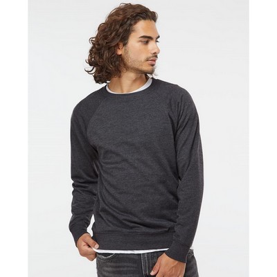Independent Trading Co Unisex Icon Lightweight Loopback Terry Crewneck Sweatshirt - SS1000C