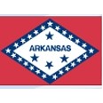 3'x5' Arkansas State Nylon Outdoor Flag - Style A