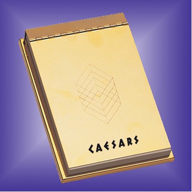 Gold Plated Brass Executive Memo Holder