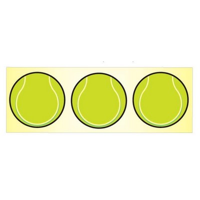 Tennis Ball Panoramic Metal Photo Magnet