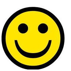 Smiley Face Symbol Promotional Magnet w/ Strip Magnet (12")