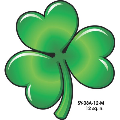 Shamrock Magnet w/ Full Magnetic Back (12 Square Inch)