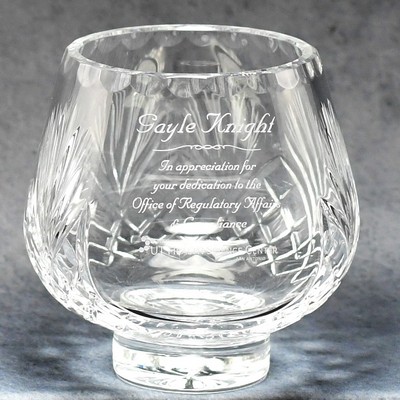 Crystal Rose Bowl - 5"