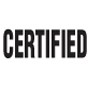 16 Oz. Reinforced Vinyl 2 Sided Message Stack Flag - Certified (3'x8')