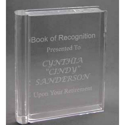 Acrylic Book Award (6"x6 3/4")