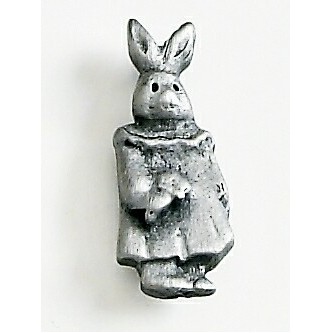 Mrs Rabbit Marken Design Cast Lapel Pin (Up to 3/4")