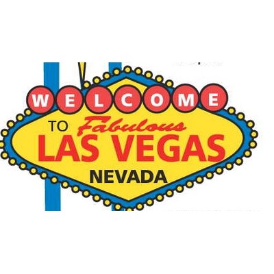 Las Vegas Sign Maxi Magnet (2 Square Inch)