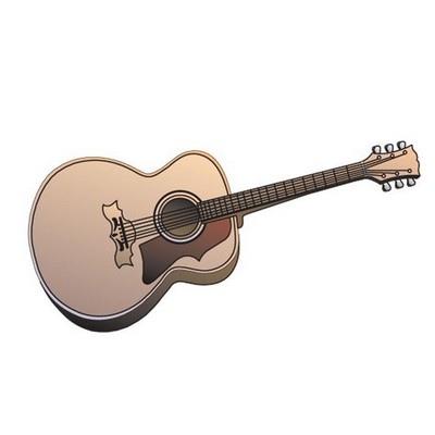Acoustic Guitar Maxi Magnet (2 Square Inch)