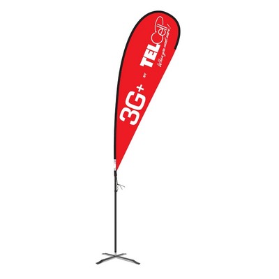 Flex Blade® Teardrop Flag Pole Set, Hardware Only 6'H