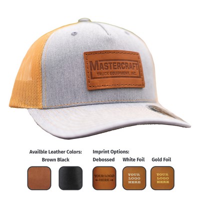 Richardson 112 Leather Patch Trucker Hats