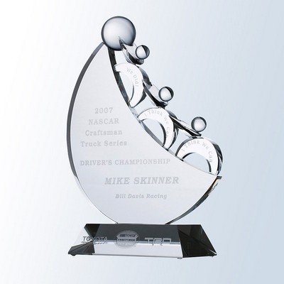 Teamwork Award - Large Crystal Award