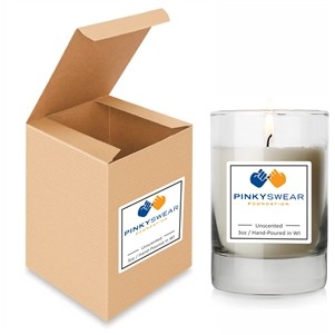 3 Oz. Soy Wax Glass Candle w/Gift Box