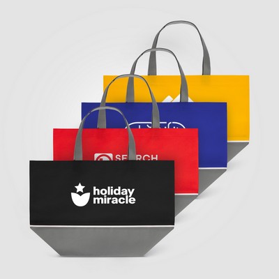 Julian Two-Tone - Non-Woven Tote Bag - Silkscreen