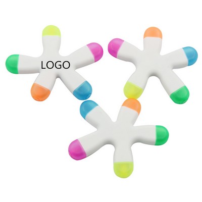 Five-Color Starfish Highlighter