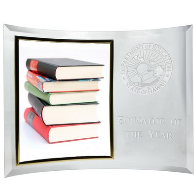 Curved Vertical Photo Frame (3"x5" Photo)