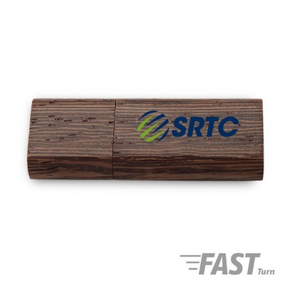 Bonnie Walnut Curved-Edge USB