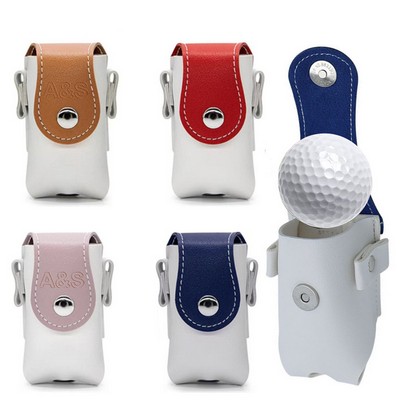 Golf Ball Bag and Tee Holder