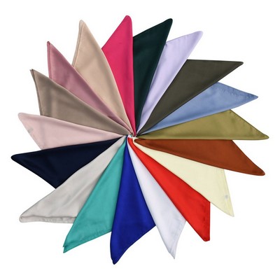 Women Square Neck Scarf Neckerchief Head Wraps Bandanna