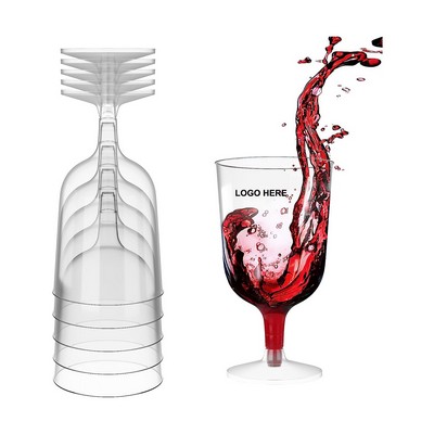 6 Oz. Disposable Red Wine Glasses