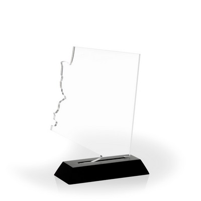 Arizona Award with Black Wood Base - Engraved