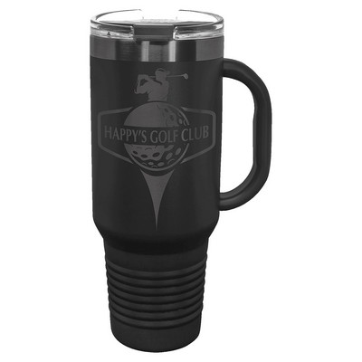 Polar Camel 40 oz. ION Plated Travel Mug w/Straw