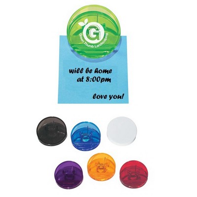 Round Shape Magnet Memo Clip