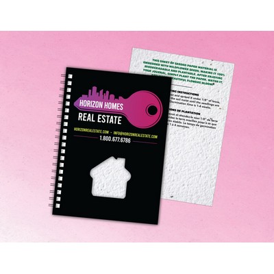 Die Cut Seed Paper Journal - 5"x7"