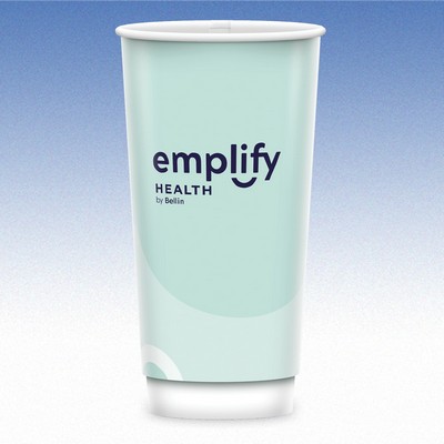 21 oz-Plastic-Free, Compostable, Recyclable Double Wall Paper Coffee Cups