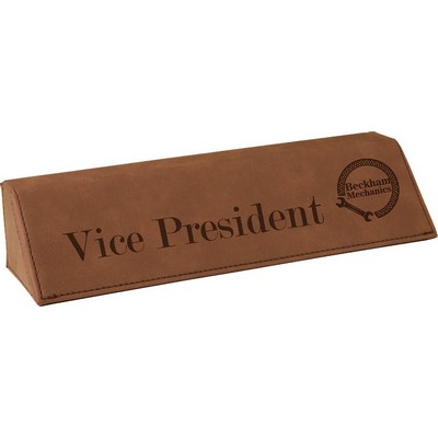 Leatherette Desk Wedge